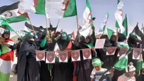 الشعب الصحراوي يتضامن مع اتحاد الجزائر